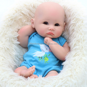 Poupée bébé <span class=keywords><strong>reborn</strong></span> de 45 cm (18 pouces) pour nouveau-né, garçon ou fille, aspect réaliste, corps entier en silicone, <span class=keywords><strong>jumeaux</strong></span> lavables - Product Image 5