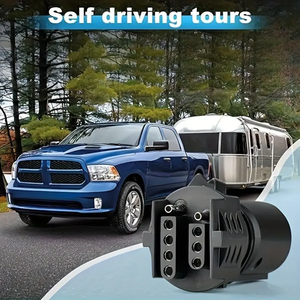 7-pin để 4-pin 5-Pin RV Trailer connector, tiêu chuẩn Mỹ Hàng tăng gấp đôi cắm, bất lực, cho Trailer phụ kiện phần cứng - Product Image 3