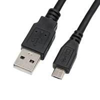 Cable Micro USB 2.0 Premium de 0.5m (50cm) Macho a Macho para Carga y Datos, Compatible con Android