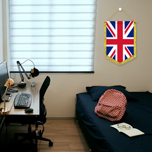 Mini 20x30cm Pennant Car Flags United Kingdom Wall Decor Display Accessories <b>Small</b> Ornaments for Hanging - Product Image 4