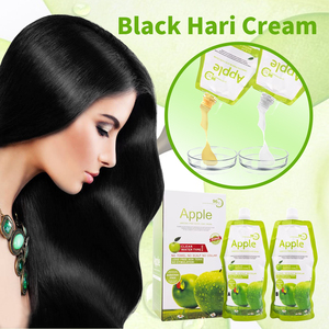 Mokeru Tinta per Capelli Nera alla Mela, Crema Colorante 100% <span class=keywords><strong>Senza</strong></span> <span class=keywords><strong>Ammoniaca</strong></span> e PPD, <span class=keywords><strong>Naturale</strong></span>, Non Allergenica, 500ml*2, Colorazione Rapida in 5 Minuti, Tinta Permanente - Product Image 4