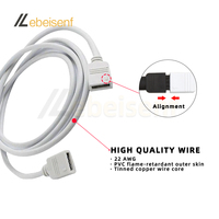 Kabel ekstensi lampu LED, Strip cahaya LED bebas las, kawat penghubung 1M 2.5M 5M 7.5M 10M 4-Pin 5-Pin 6-Pin untuk lampu RGB RGBW RGBCW