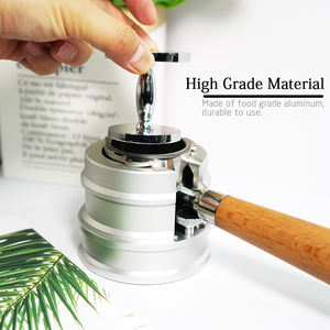 Fábrica China 1 Uds Cafe Accesorios Pressa Caffe molinillo tolvas 54MM ESTACIÓN DE apisonamiento juego de café 51MM 58MM soporte de manipulación - Product Image 4