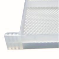 Apis Mellifera Feuille de fondation de ruche en cire d'abeille en plastique avec cadre pour fabriquer un peigne Équipement pour ruche de fondation de miel