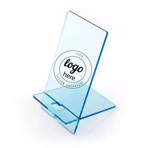 Support de téléphone en acrylique Transparent personnalisé avec logo personnalisé Station d'accueil support de bureau Iphone créatif Ipad support plus épais - Product Image 3