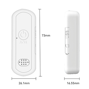 Mini <b>GPS</b> Tracker White Plastic Body With SOS Button <b>Gps</b> Positioning <b>Locator</b> For Children - Product Image 5