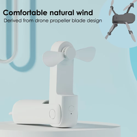 Ventilateur portable AntarcChill, mini ventilateur de voyage pliable à grande vitesse pour l'extérieur