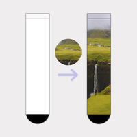 OEM respirant doux mode en gros impression personnalisée haute qualité blanc Crew chaussettes de sport