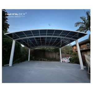 Techos Abatibles Motorizados, Techo Curvo Independiente, Garaje de Aluminio Impermeable para Automóviles - Product Image 2