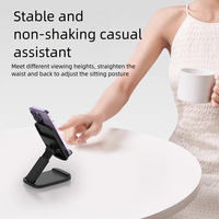 Stable Anti-Shake Facile à transporter Pliable et rétractable Hauteur réglable Support de tablette de téléphone Angle de levage gratuit Support de bureau