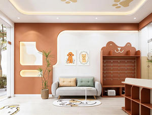 Diseño Interior Moderno Nórdico para Salón de Peluquería Canina, Muebles Personalizados, Solución Integral para Tienda de Spa para Mascotas - Product Image 4