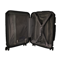 Set Koper Perjalanan PP 3 Buah Baru dari Pabrik, Roda 4*360 Derajat, Trolley Aluminium, untuk Unisex
