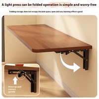 Faltbarer hölzerner Studiert isch im modernen Stil Wandbehang für Balkon oder Beistell tisch Verwendung für Büroräume