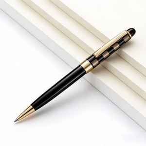 Luxury Grid Metal Ballpoint <b>Pens</b> Wholesale Business Signature Metal <b>Pen</b> Black Custom <b>Pen</b> Suitable for Corporate Activity Gifts - Product Image 4