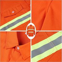 Camiseta Polo de Seguridad Reflectante Fluorescente Unisex al por Mayor, de Secado Rápido, Transpirable, de Poliéster, Manga Larga, Ropa de Trabajo Digital