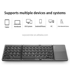 Không Dây Cao End Xách Tay Khuyến Mãi Gấp Chuột Và Combo Pocket Có Thể Gập Lại Bàn Phím Cho Máy Tính Xách Tay Điện Thoại Di Động Pad 3 Thiết Bị - Product Image 6