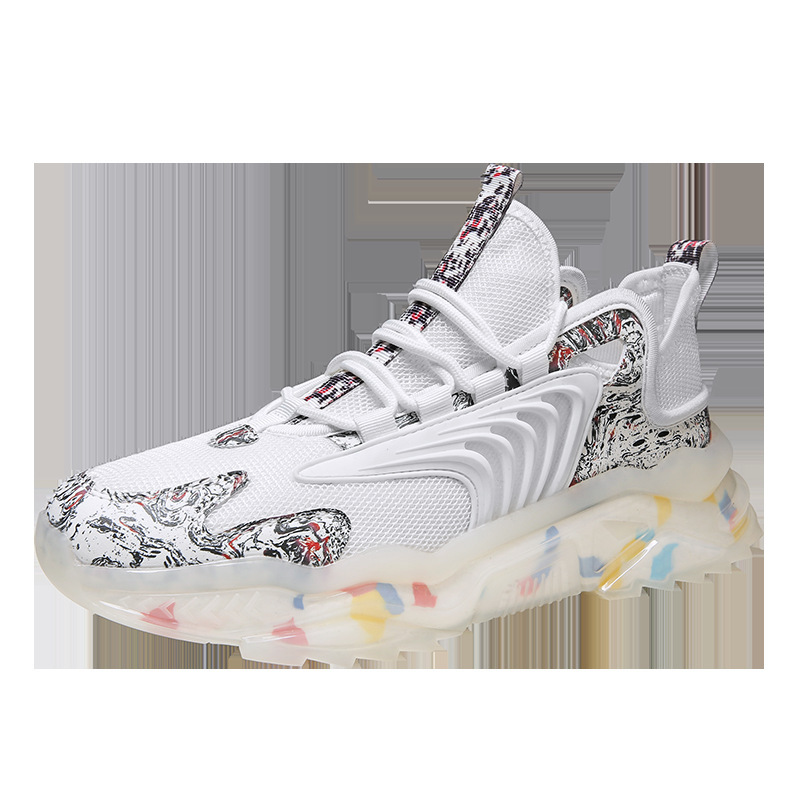 Popcorn Bottom Men Outdoor Fashion Sneakers light weight breathable Walk Shoes