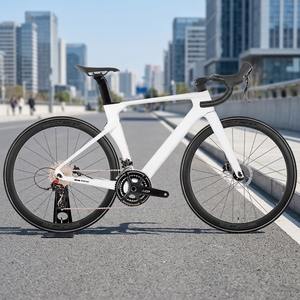 Bicicleta de <span class=keywords><strong>Carretera</strong></span> R10pro de Fibra de Carbono 700C <span class=keywords><strong>Shimano</strong></span> <span class=keywords><strong>105</strong></span> 22 Velocidades 9.3KG Ligera Aerodinámica con Frenos de Disco - Product Image 5