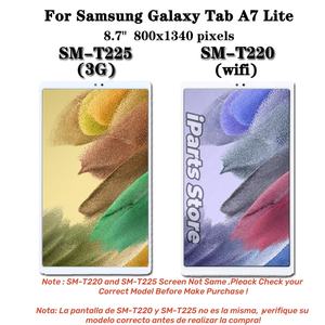 Schermo di Ricambio IPARTS per Samsung <span class=keywords><strong>Galaxy</strong></span> Tab <span class=keywords><strong>A7</strong></span> Lite SM-T220 SM-T225 SM-T227U, Display LCD Touch con Telaio Assemblato - Product Image 4