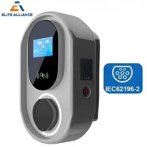 Rfid Charging Ac Electric 22kw Car Charger Station Screen Wifi App Control Ac Wallbox Us Ev Charger