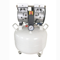 Compresseur d'air dentaire portable électrique sans huile Skylun SL-B12 OEM 1HP silencieux 110V/220V avec réservoir de 32L certifié CE pour 2 fauteuils
