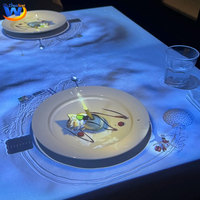 Mesas de Comedor con Proyección 3D, Mesas de Comedor con Proyección de Video Inmersiva, Proyección de Animación 3D