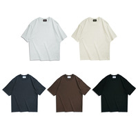 Offre Spéciale T-Shirt Homme de Haute Qualité 260 GSM, Impression Personnalisée Coton-Polyester, T-Shirt Vierge pour Hommes, Échantillon Gratuit, Fabricant de Vêtements