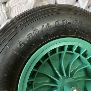 4.00-8 Opblaasbaar Kruiwagenwiel En Band 16 ''Pneumatisch Rubberen Wiel Voor Kruiwagen Tuinwagen En Aanhangwagen Karren - Product Image 5