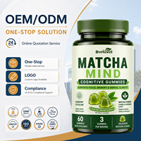 Gomitas de Matcha OEM, Antioxidantes, Bienestar Diario, Halal, ISO, HACCP, COA, Bajo MOQ, Listas para Enviar, Snack Saludable