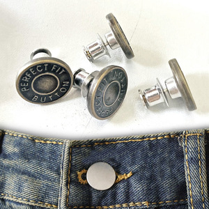 Perfect Fit Button Adjustable Waistband Jeans Buckle For Denim Pants Size Reduction Spring Summer Autumn Winter - Product Image 1