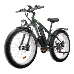 Zeegr26インチ電動マウンテンバイクファットタイヤバイク48v16ahリチウム電池Ebike1000w電動自転車