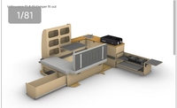 Meubles de rangement sur mesure pour camping-car, armoires intérieures de camping-car en mélamine et contreplaqué peuplier HPL