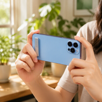 Support de téléphone magnétique en alliage d'aluminium de 3.5mm, support de bureau pliable et invisible, support universel multi-angle horizontal et vertical