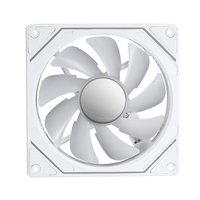 Ventilador de Refrigeración para CPU QiuAim de 120 mm (Paquete de 3/4/5/6 Piezas), Espejo Infinito, 4 Pines PWM, Luz de Color, Silencioso, 12025, Ventilador de 12 V para Ordenador