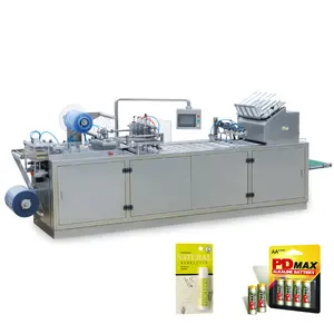 RTZP-500 lip balm stick/toothbrush/battery automatic blister packing machine price for sale