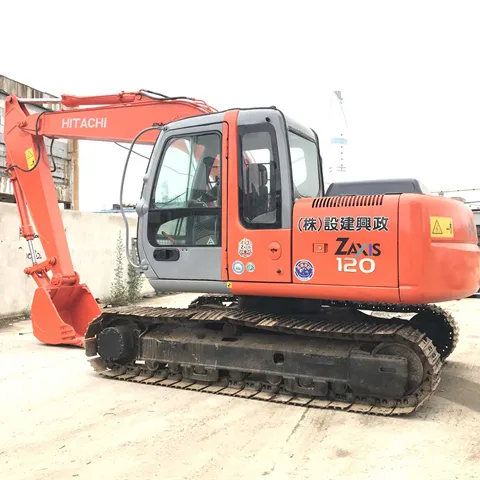 Excavadora hitachi ZX120 de ZX120-6 de 12 toneladas, excavadora de orugas usada, suministro profesional, precio más barato, EX120-5