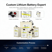 Baterai Lithium Semi-Solid State 12V 40Ah untuk Pasokan Daya Darurat Luar Ruangan & Elektronik Konsumen (3000 Siklus)