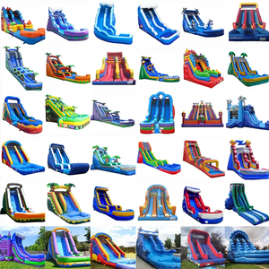 WINWAYTOYS <span class=keywords><strong>Toboggan</strong></span> Aquatique Géant et Piscine 6-en-1 Commercial Hulk Gonflable 5x5m <span class=keywords><strong>pour</strong></span> 2 Adultes et 3-5 Enfants - Product Image 3
