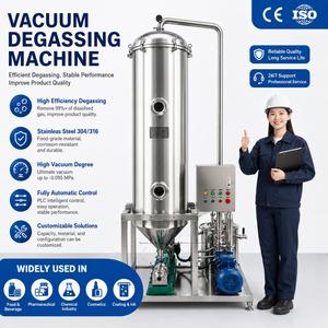 Máquina de Desgasificación al Vacío para Leche Líquida de Grado Alimentario, Equipo de Desgasificación al Vacío Totalmente Automático - Product Image 6