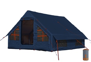 <span class=keywords><strong>Tenda</strong></span> Gonfiabile Grande a 2 Stanze per <span class=keywords><strong>Campeggio</strong></span> Invernale, Impermeabile, Apertura Rapida Automatica, Tessuto Oxford 210D - Product Image 1