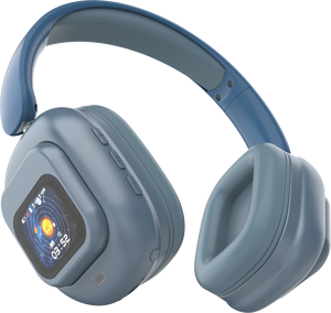 Oem ODM ANC không dây Earbuds LCD màn hình cảm ứng Over-Ear lai âm thanh Stereo Tai nghe không dây Mic tiếng ồn hủy bỏ - Product Image 1