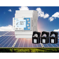 Medidor de Energía Trifásico Rayfull TC55DS 5A 1A con Pinza Amperimétrica, Riel DIN, RS485 Modbus, Medidor de Energía Solar, Medidor Inteligente