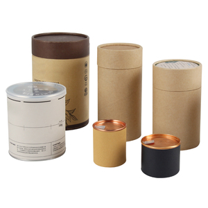 Lata de Papel Compuesto Hermética, Portátil, Impermeable, de Alta Gama, Papel Kraft, Soporte OEM/ODM, Color Personalizado, Alta Calidad - Product Image 1