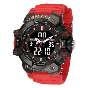 Montre sport chronographe étanche SMAEL 8080, montre numérique lumineuse pour homme, montre analogique-numérique pour homme - Product Image 6