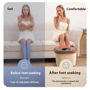 Bañera de Spa para pies más vendida de NINGDECRIUS para calentador eléctrico y de pies masajeador con máquina de Spa para pies Shiatsu - Product Image 2