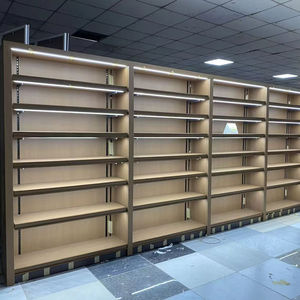 Muebles Modulares para Supermercados y Tiendas de Licores, Estanterías de Madera y Metal con Iluminación LED, Diseño Interior para Comercios - Product Image 1