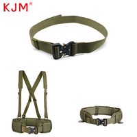 Ceinture tactique pour homme avec logo personnalisé, boucle en alliage de zinc robuste, sangle en toile pour la sécurité en extérieur, équipement de défense personnelle