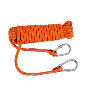 Yüksek irtifa iş emniyet halatı özelleştirilmiş renk naylon tırmanma Sling siyah/sarı yuvarlak veya düz desen kaldırma için - Product Image 3