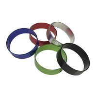 Anneau pendentif en aluminium usiné sur mesure par CNC pour la promotion de la marque