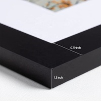 Cadre pour disque vinyle 16,5x25 pouces Noir Blanc Affichage vertical horizontal Cadre d'affichage vertical ou horizontal 12 pouces
